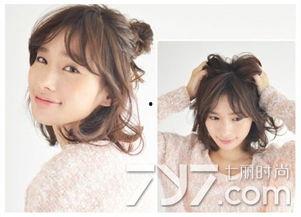 成人短发丸子头教程视频,教程视频带你入门