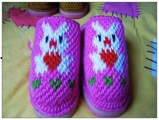 成人拖鞋钩织教程视频,打造个性成人拖鞋